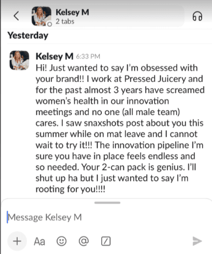 Kelsey M Testimonial
